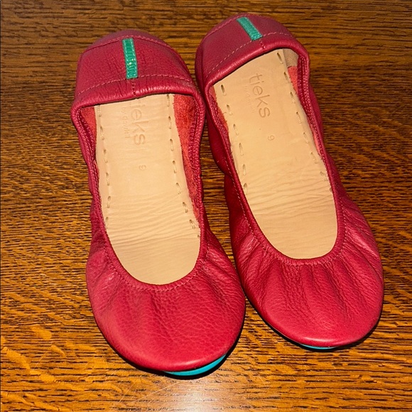 Tieks Burgundy Ballet Flats - Picture 2 of 3